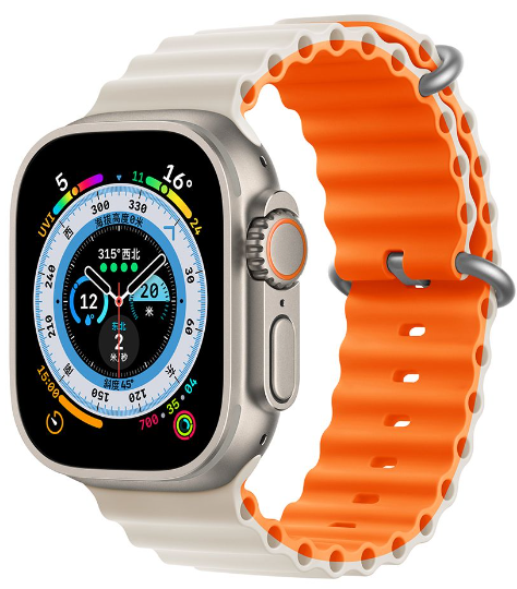 DEVIA CORREA SILICONE TWO-TONE SPORT6 APPLE WATCH 38/40/41mm  NARANJA