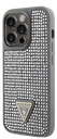 GUESS CARCASA RHINESTONE IPHONE 16 PLATA