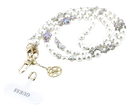 GUESS COLGANTE CHARM PEARL STRAP BLANCO