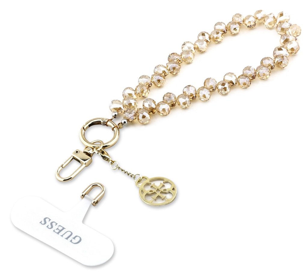 [GUUCMDG4CD] GUESS CORDON DE MANO CHARM CRYSTAL DORADO