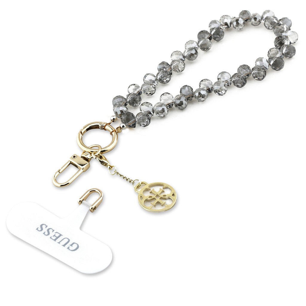 [GUUCMDG4CG] GUESS CORDON DE MANO CHARM CRYSTAL NEGRO