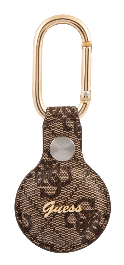 GUESS FUNDA  AIRTAG SCRIPT MARRON