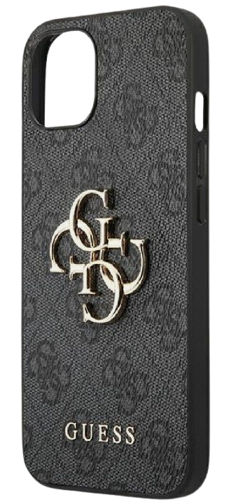[GUHCP13M4GMGGR] GUESS FUNDA 4G METAL LOGO IPHONE 13 GRIS