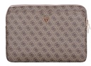 GUESS FUNDA 4G ZIPPER PORTATIL 13"- 14" MARRON