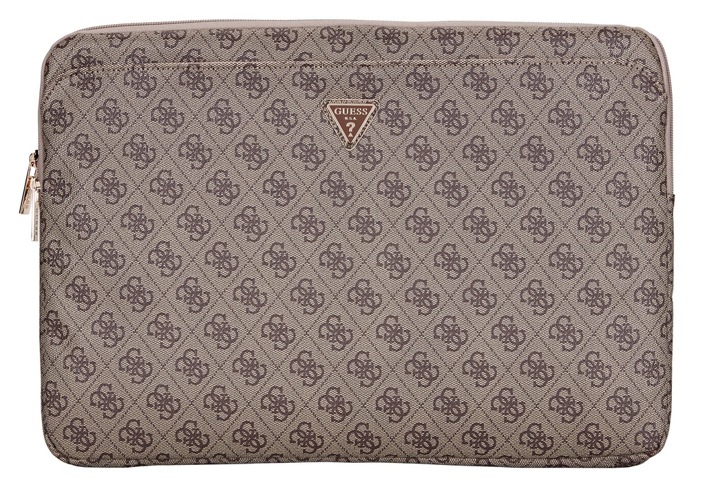 GUESS FUNDA 4G ZIPPER PORTATIL 15"- 16" MARRON