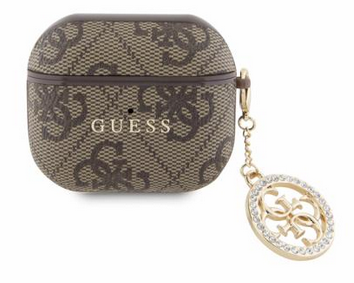 GUESS FUNDA STRASS AIRPODS PRO 2 MARRON