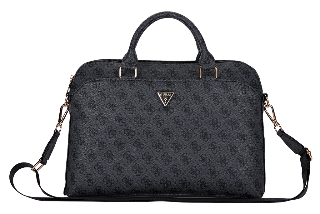 GUESS MALETIN 4G ZIPPER PORTATILES 13 - 15" NEGRO