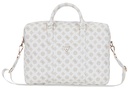 GUESS MALETIN PEONY ZIPPER PORTATILES 13"- 16" BLANCO