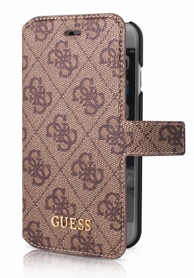 GUESS funda 'UPTOWN' IPhone X/XS MARRON