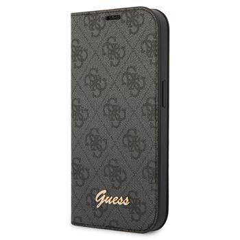 [GUBKP14LHG4SHBK] GUESS funda 4G SCRIPT iphone 14 PRO GRIS
