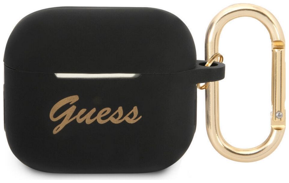 [GUA3SLSMK] GUESS FUNDA SCRIPT SILICONA AIRPODS 3 GRIS