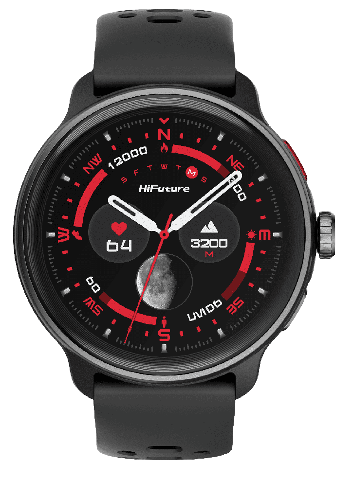 [HIFUVBK] HIFUTURE SMARTWATCH VELA NEGRO