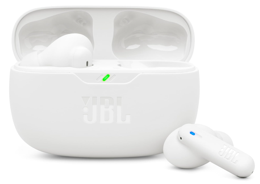 JBL AURICULAR CANCELACION RUIDO WAVE BEAM 2 BLANCO