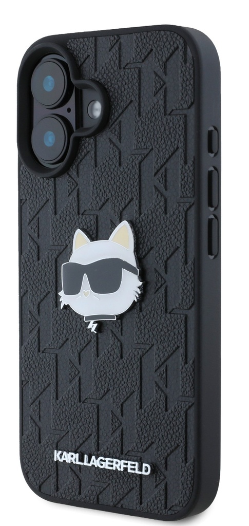 KARL LAGERFELD CARCASA CHOUPETTE HEAD IPHONE 16 NEGRO