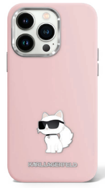 [KLHCN61SMHCNPP] KARL LAGERFELD CARCASA CHOUPETTE PIN IPHONE 11 ROSA