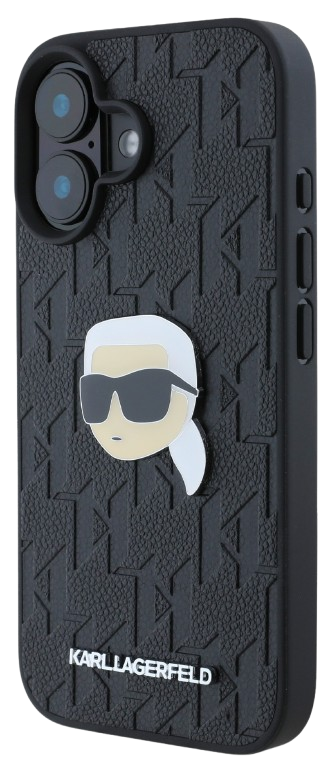 [KLHCP16MPGKLKIPK] KARL LAGERFELD CARCASA KARL PIN IPHONE 16 PLUS NEGRO