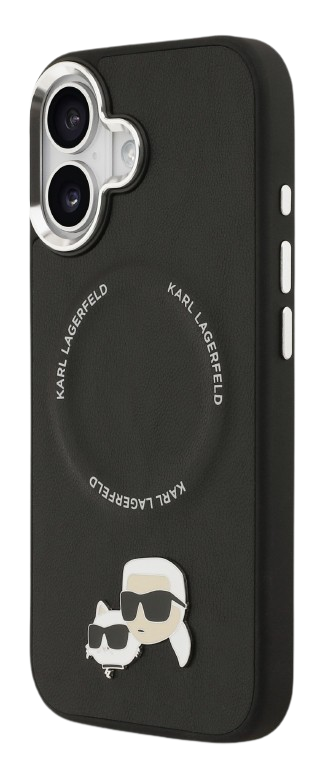 [KLHMP17SPSMLRKCK] KARL LAGERFELD CARCASA MAGSAFE K&C PINS IPHONE 17 NEGRO