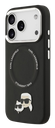 KARL LAGERFELD CARCASA MAGSAFE K&C PINS IPHONE 17 PRO NEGRO
