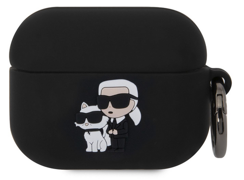 KARL LAGERFELD FUNDA 3D K&C AIRPODS PRO 2 NEGRO
