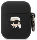 KARL LAGERFELD FUNDA 3D KARL SILICONA AIRPODS 1/2 NEGRO