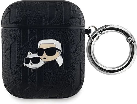 [KLA2PGKCPK] KARL LAGERFELD FUNDA K&C HEAD PIN AIRPODS 1/2 NEGRO