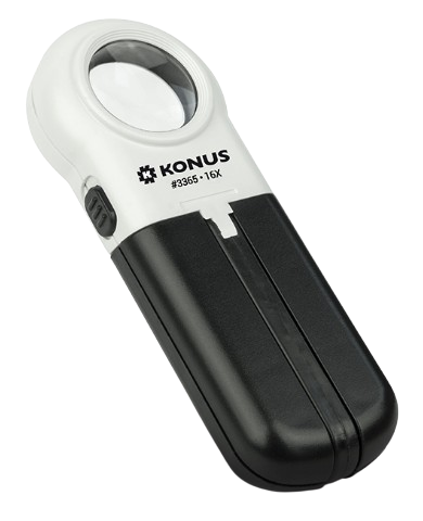 KONUS LUPA FLEXO MINI 8X CON LUX