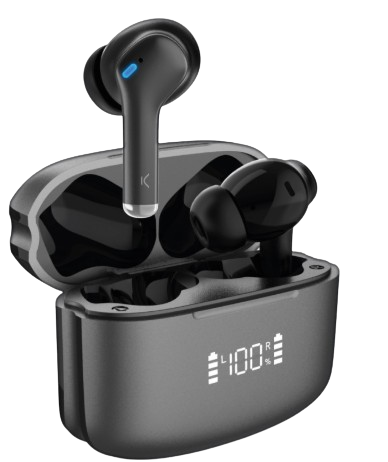 [BXTW11N] KSIX AURICULARES ANC / ENC / PANTALLA / NEGRO