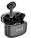 KSIX AURICULARES ANC / ENC / PANTALLA / NEGRO