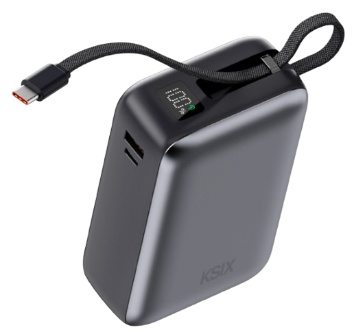 KSIX BATERIA AUXILIAR 30000mAh / PD 65W / CABLE USBc