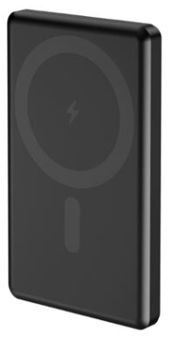 KSIX BATERIA MAGNETICA SLIM 5000mAh 22.5W NEGRO