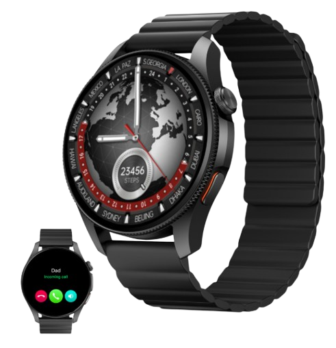 KSIX SMARTWATCH HORIZON GPS NEGRO