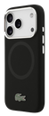 LACOSTE CARCASA MAGSAFE SILICONE CROC IPHONE 17 PRO NEGRO