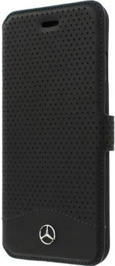 MERCEDES BENZ FUNDA TIPO LIBRO IPHONE 8/7/SE 2/SE NEGRO