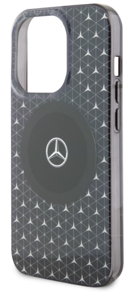 [MEHMP15L23HGPK] MERCEDES BENZ carcasa MAGSAFE STARS iphone 15 PRO NEGRO