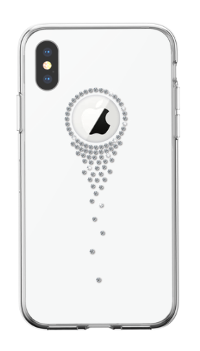 DEVIA CARCASA ANGEL TEARS SWAROVSKI IPHONE XR BLANCO