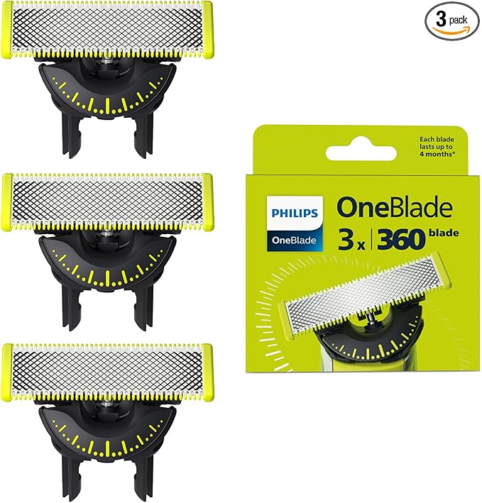 [QP43050] PHILIPS PACK 3 CUCHILLAS 360° PHILIPS ONEBLADE QP430/50