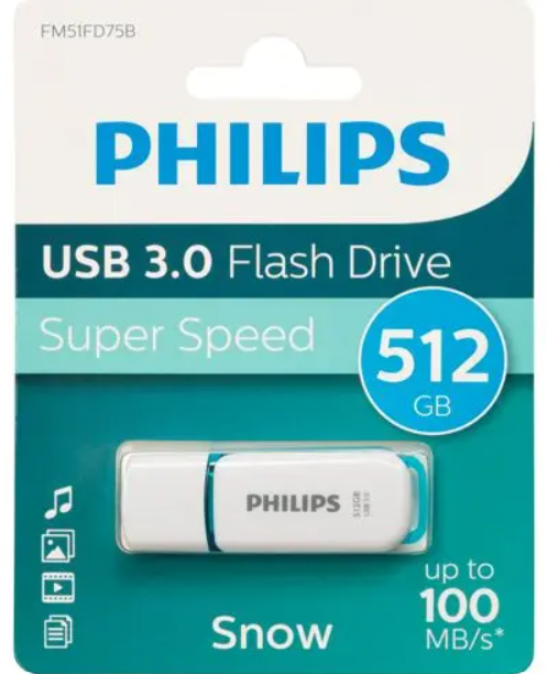 PHILIPS PENDRIVE SNOW SPRING GREEN 512GB