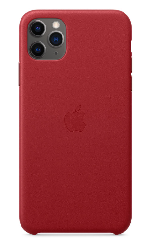 APPLE CARCASA IPHONE 11 PRO MAX PIEL ROJO