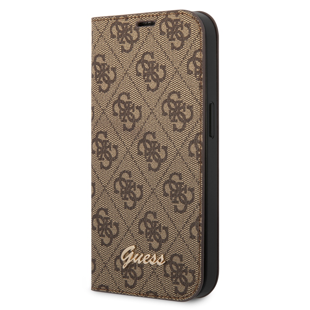 GUESS funda 4G SCRIPT iphone 14 PLUS MARRON