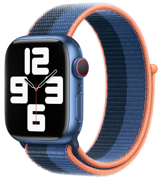 DEVIA CORREA NAYLON  APPLE WATCH 38/40/41mm AZUL