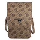 GUESS BANDOLERA 4G TRIANGLE MARRON