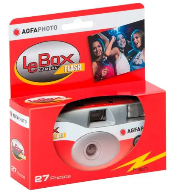 [N21F] AGFAPHOTO CAMARA FLASH LEBOX 27 FOTOS