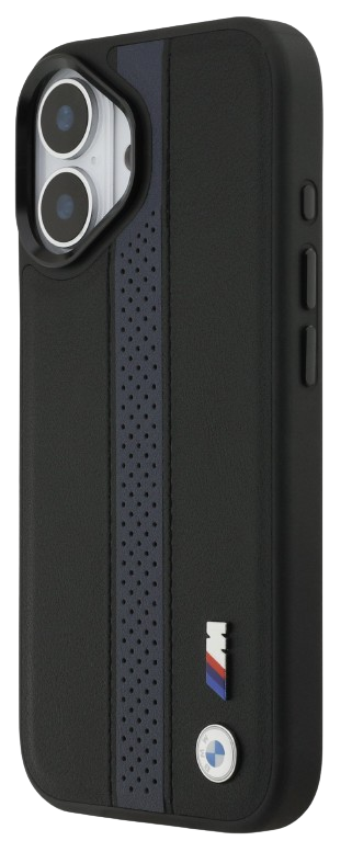 [BMHMP17S25PCPSKB] BMW CARCASA MAGSAFE BLUE STRIPE IPHONE 17 NEGRO