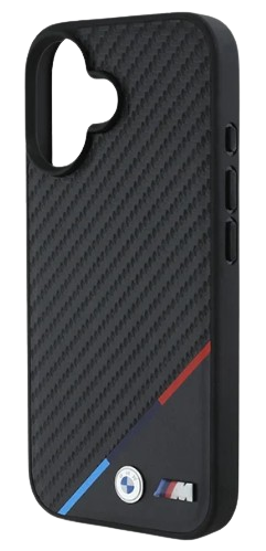 [BMHMP16M23PUDTK] BMW CARCASA MAGSAFE CARBON TRICOLOR IPHONE 16 PLUS NEGRO