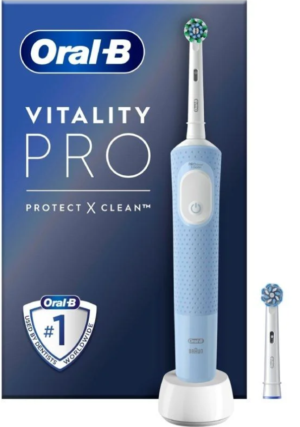 [CEPDENVPROBL1REC] BRAUN CEPILLO DE DIENTES ORAL-B VITALITY PRO + 1 RECAMBIO AZUL