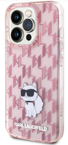 KARL LAGERFELD CARCASA IML CHOUPETTE IPHONE 15 PLUS ROSA