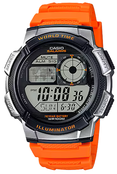 [AE1000W4BV] CASIO RELOJ AE-1000W-4BV NARANJA