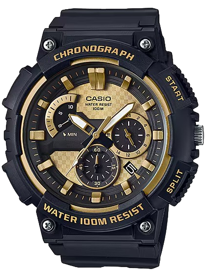 [MCW200H9A] CASIO RELOJ MCW-200H-9A AZUL MARINO / ESFERA DORADA