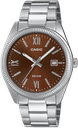 CASIO RELOJ MTP-1302DD-5A ESFERA MARRON CORREA ACERO