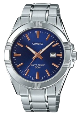 [MTP1308D2A] CASIO RELOJ MTP-1308D-2A ESFERA AZUL / ACERO